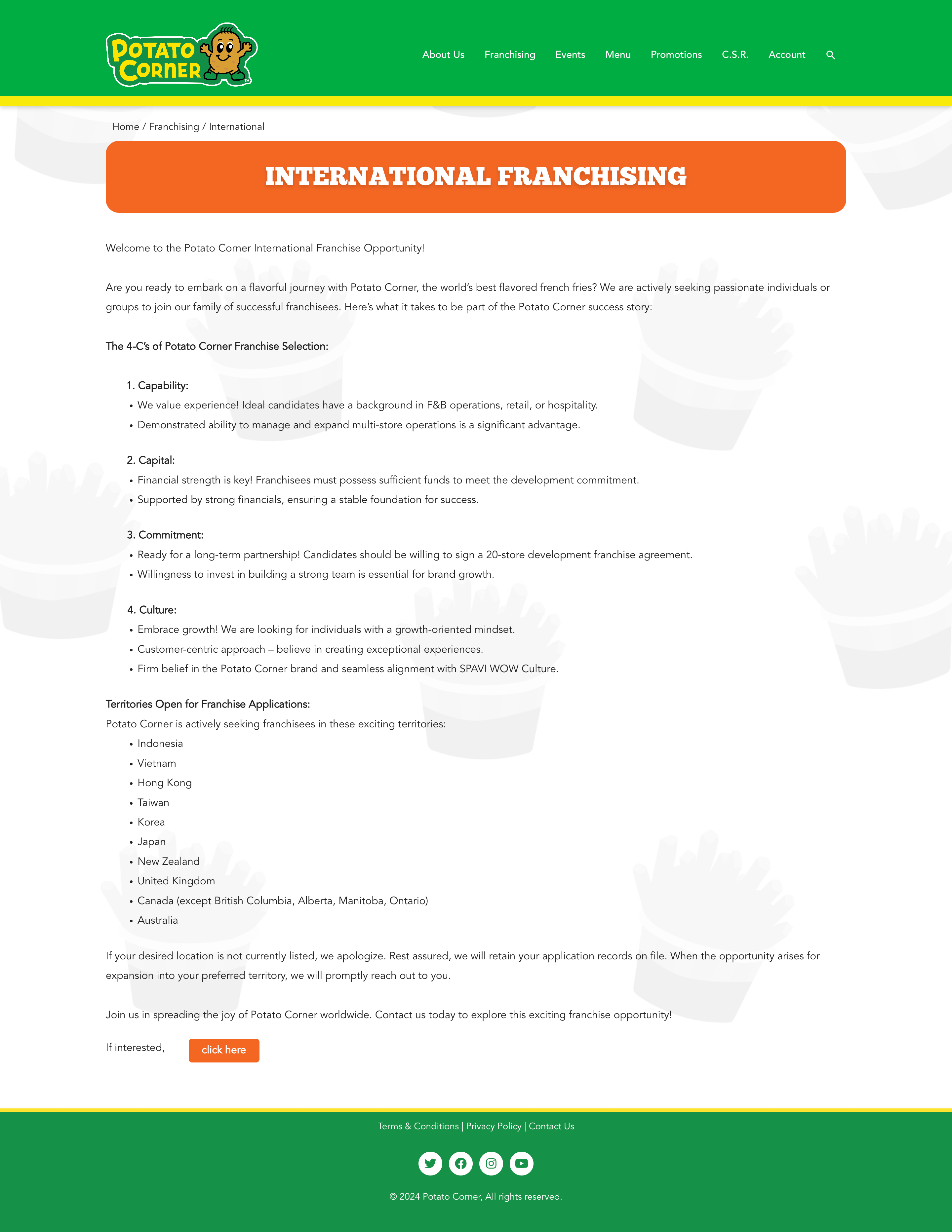 International Franchising